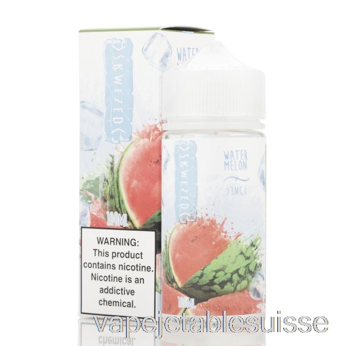 Vape Suisse Pastèque Glacée - E-liquide Skwezed - 100ml 0mg